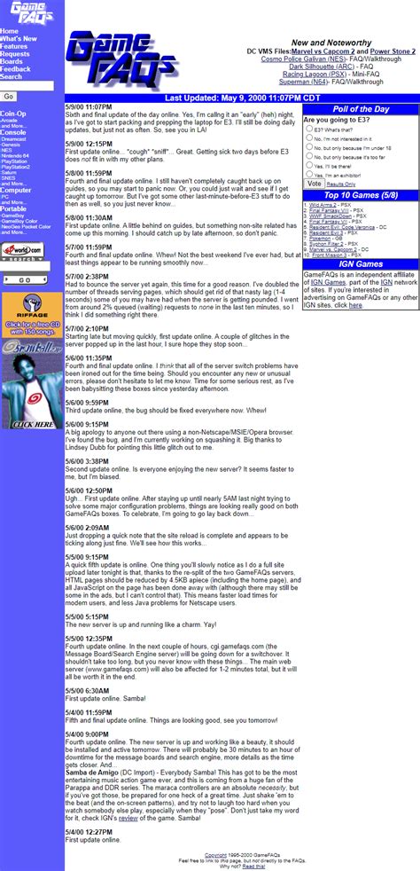 gamefaqs 上不去了 是关停了吗？ .